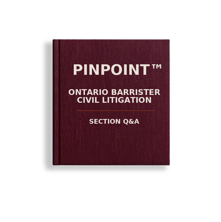 Pinpoint™ Civil Litigation (100 Questions & Answers)