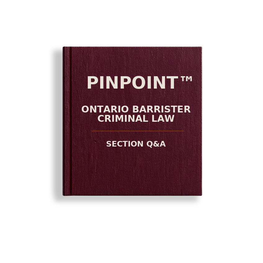Pinpoint™ Criminal Law (100 Questions & Answers)