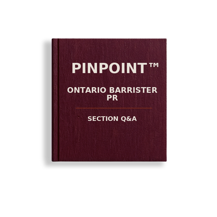 Pinpoint™ Barrister Professional Responsibility (100 Questions & Answers)