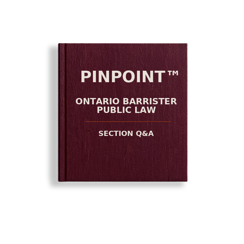 Pinpoint™ Public Law (100 Questions & Answers)