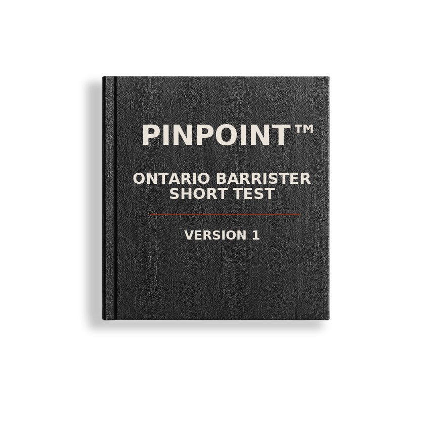 Pinpoint™ Barrister Short Test