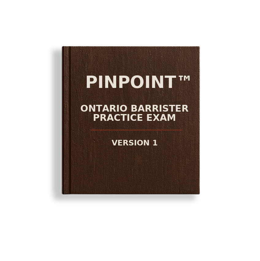 Pinpoint™ Barrister Practice Exam (Version 1)